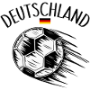 Germany Flag Football in Flight