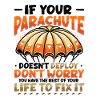 Funny skydiver
