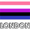 Genderfluid Pride Flag London