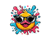 Duck With Sunglasses - Cool