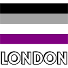 Asexuality Pride Flag London