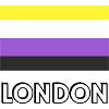 Non binary Pride Flag London