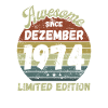 Génial depuis décembre 1974 - Anniversaire