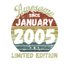Awesome since January 2005 - Birthday