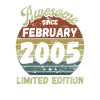 Awesome since February 2005 - Birthday