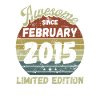 Awesome since February 2015 - Birthday