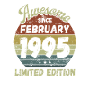 Awesome since February 1995 - Birthday