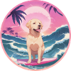 Labrador Retriever Surfer 🐾 2