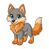 Wolf Niedliche Maskottchen Cartoon Figur Kawaii