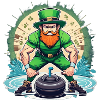 Curling Trèfle de la Saint-Patrick