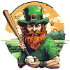 St. Patrick's Day Shamrock Baseball