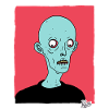 Contemporary Cartoon Zombie Nosferatu