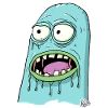Stupid lazy slimy worm