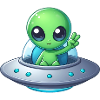Alien Shows Peace