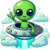 Alien Shows Peace