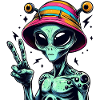Alien Shows Peace