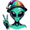 Alien Shows Peace