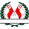 Flags province Utrecht laurel wreath banner