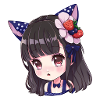 Summer berries anime girl kawaii