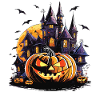 HALLOWEEN CASTLE PUMPKIN