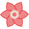 Red Pink & Cream Flower