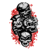 Crâne rouge