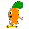 Carrot Skater Skateboard