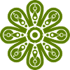 Mechanical Green Flower