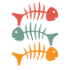 Fischgräten, tolles Angel Design