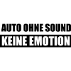 Auto ohne Sound - keine Emotion
