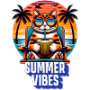 Summer vibes with a cool cat