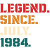 Legend Since July 1984