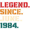 Legende seit Juni 1984