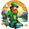 St. Patrick's Day Shamrock Fishing