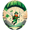 Parapente Trèfle de la Saint-Patrick