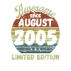 Awesome since August 2005 - Birthday