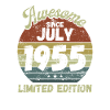 Awesome since July 1955 - Birthday