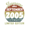 Awesome since September 2005 - Birthday
