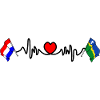 Cardio heart Flag Netherlands, Flevoland