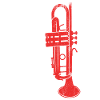 Drapeau Trumpet USA