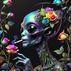 Extraterrestrial, Gift Idea, Fantasy, Roses,