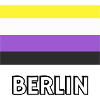 Non binary Pride Flag Berlin