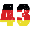43 Number Jersey Germany