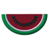 Embroidered melon