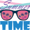 Summertime Palm Sunglasses
