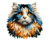 Polygon Art American Curl
