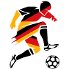 German Football Fan Rebel Illustration