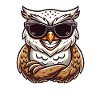 Cool Owl Sunglasses Grin Joy