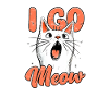 I Go Meow - Cat