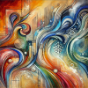Vivid Fusion - Abstract Painting